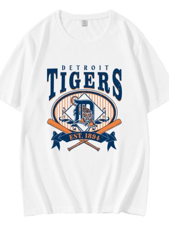 Vintage Detroit Tigers Est 1894 Logo T-Shirt