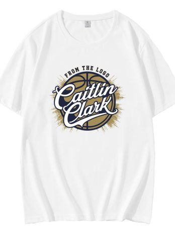 Retro Caitlin Clark From The Logo Basketball T-Shirt