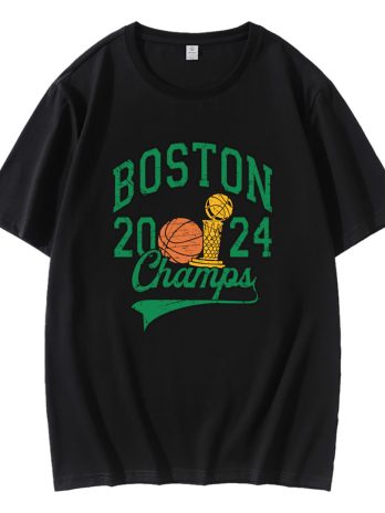 Retro Boston 2024 Champs NBA Basketball T-Shirt