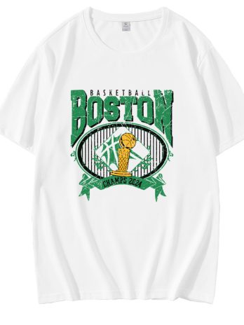 Retro Basketball Boston Champs 2024 T-Shirt