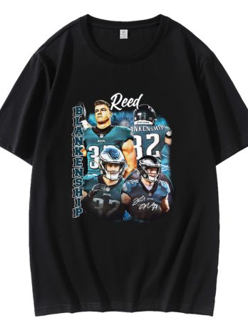 Vintage 90S Reed Blankenship Retro Philadelphia Eagles T-Shirt