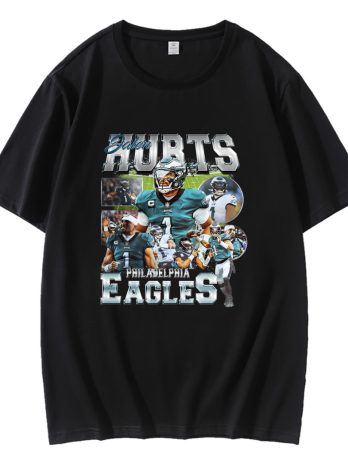 Vintage 90s Jalen Hurts Philadelphia Eagles Super Bowl Champions T-Shirt