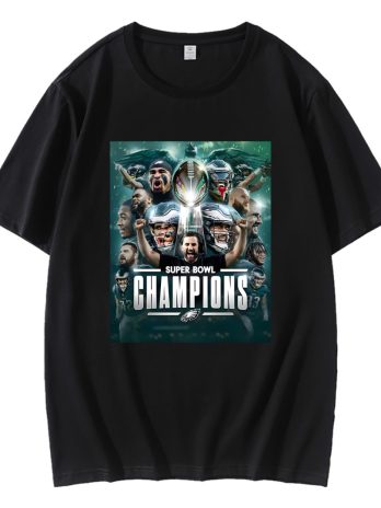 Super Bowl LIX Philadelphia Eagles Football Team Champions T-Shirt