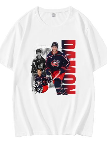 Damon Severson Columbus Blue Jackets Nhl Players T-Shirt