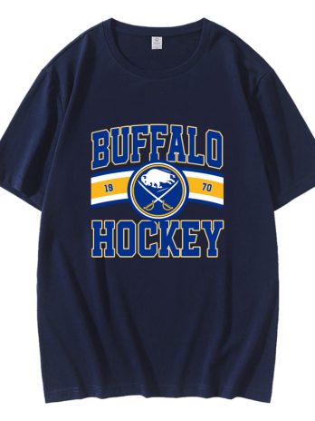Vintage Buffalo Sabres Hockey Logo 1970 T-Shirt
