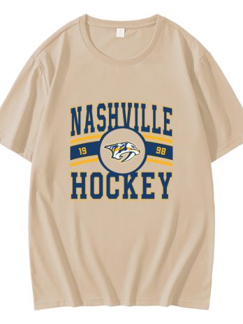 Vintage Nashville Predators Hockey Logo 1998 T-Shirt