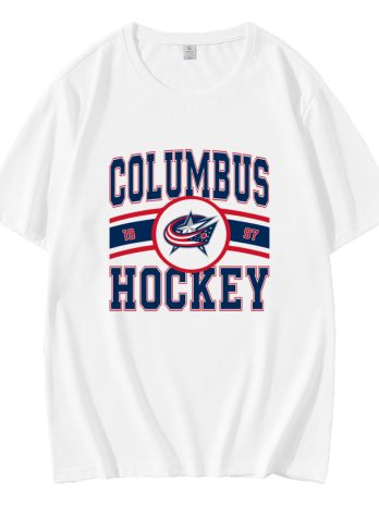 Vintage Columbus Blue Jackets Hockey Logo 1997 T-Shirt