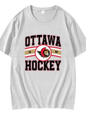 Vintage Ottawa Senators Hockey Logo 1990 T-Shirt