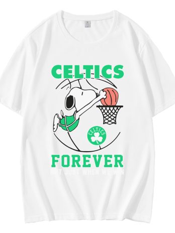 Celtics Snoopy Forever Not Just When We Win T-Shirt