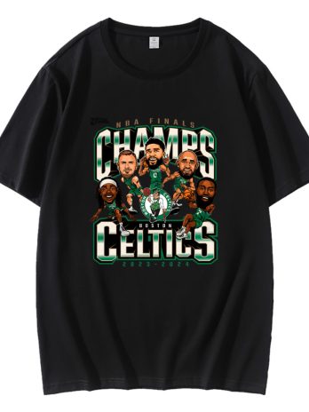 Boston Celtics 2024 NBA Finals Champs Caricature T-Shirt