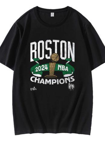 Boston 2024 NBA Champions Trophy Logo T-Shirt