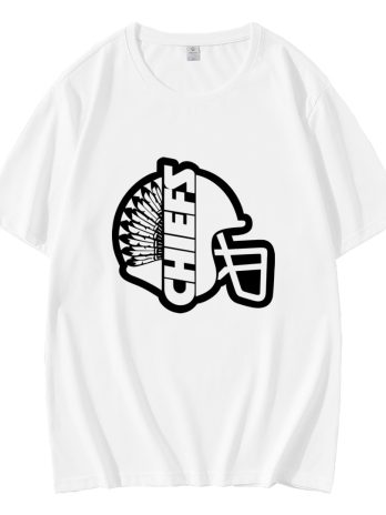Retro Chiefs Football Helmet T-Shirt