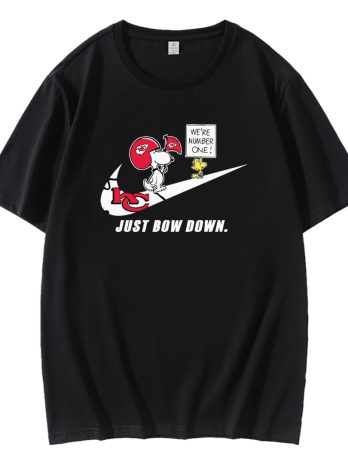 Snoopy Chiefs Just Bow Down We Are Number One T-Shirt