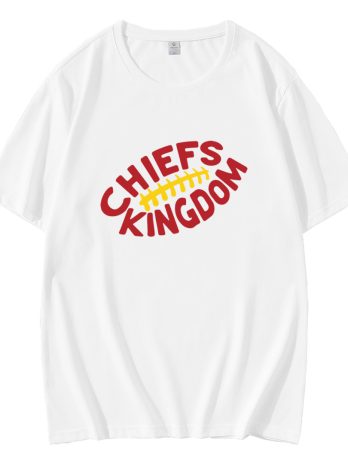 Retro KC Chiefs Kingdom Football T-Shirt