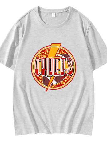 Retro NFL Chiefs Football Lightning Bolt T-Shirt