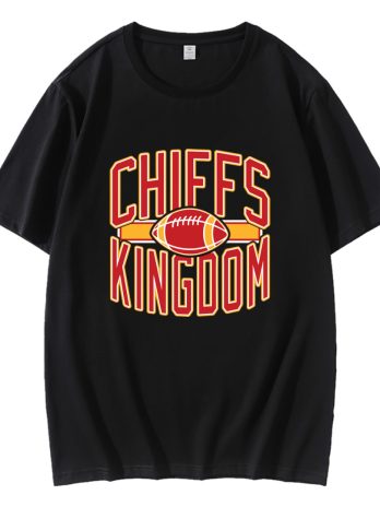 Retro NFL Chiefs Kingdom Football T-Shirt