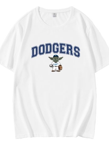 Baby Yoda Dodgers Baseball T-Shirt
