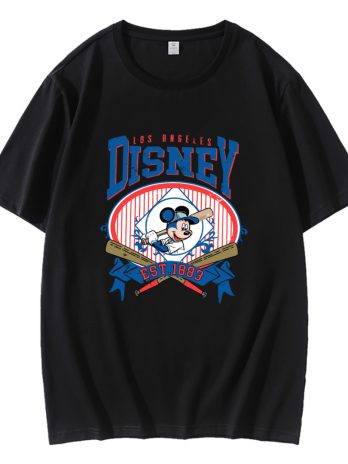 Vintage Los Angeles Dodgers Mickey Mouse Baseball T-Shirt