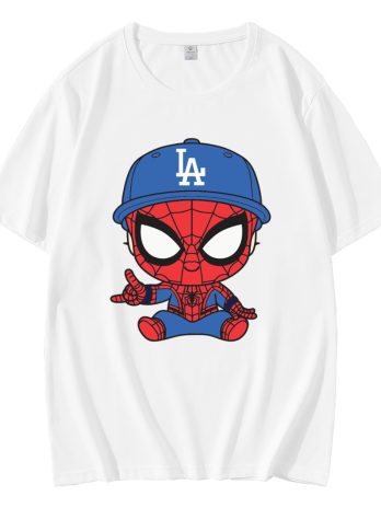Baby Spiderman Los Angeles Dodgers T-Shirt