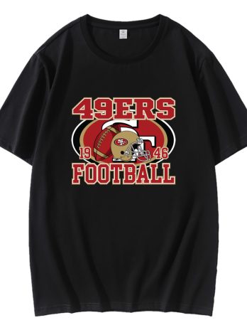 Vintage 49ers Football Helmet T-Shirt