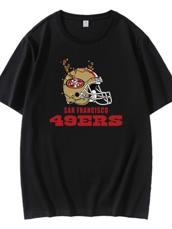San Francisco 49ers Helmet Deer Antlers T-Shirt