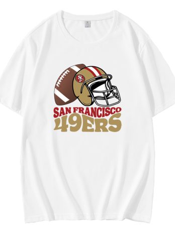 San Francisco 49ers Helmet Football T-Shirt