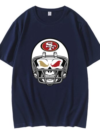 San Francisco 49ers Skull Helmet T-Shirt
