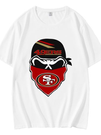Retro San Francisco 49ers Skull T-Shirt