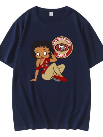 Betty Boop San Francisco 49ers Logo T-Shirt