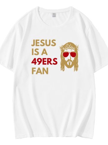 Retro Jesus Is A 49ers Fan T-Shirt