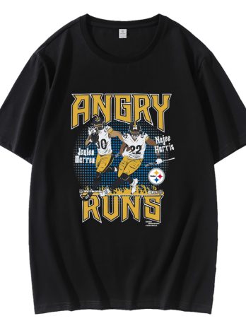Angry Runs Pittsburgh Steelers Players T-Shirt