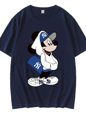 Cute Mickey Mouse New York Yankees T-Shirt