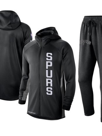 San Antonio Spurs Nike 2019/20 Showtime Full-Zip Therma Flex Performance Hoodie
