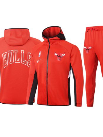Chicago Bulls Nike 2019/20 Showtime Full-Zip Therma Flex Performance Hoodie