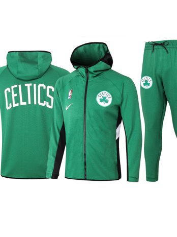 Boston Celtics Nike 2019/20 Showtime Full-Zip Therma Flex Performance Hoodie