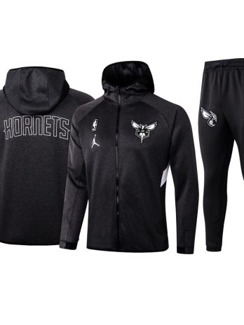 Charlotte Hornets Nike 2019/20 Showtime Full-Zip Therma Flex Performance Hoodie