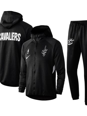 Cleveland Cavaliers Nike 2019/20 Showtime Full-Zip Therma Flex Performance Hoodie