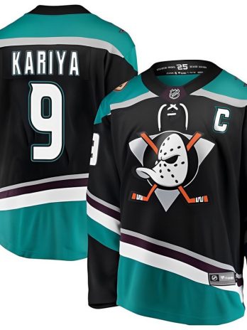 Anaheim Ducks Paul Kariya Green Alternate Premium Jersey