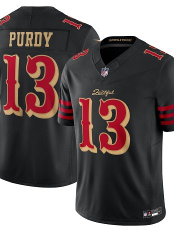 Brock Purdy San Francisco 49ers Nike 2025 Rivalries Collection Limited Jersey – Black