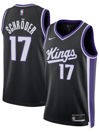 Dennis Schröder Sacramento Kings Nike Unisex Swingman Jersey – Icon Edition – Black