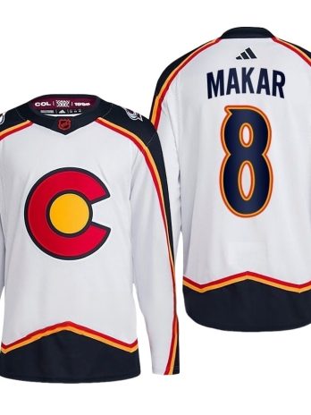 Cale Makar Colorado Avalanche Reverse Retro 2.0 Authentic Player Jersey – White