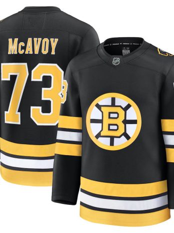 Charlie McAvoy Boston Bruins Home Premium Player Jersey – Black