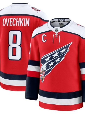 Alexander Ovechkin Washington Capitals Alternate Premium Player Jersey – Red