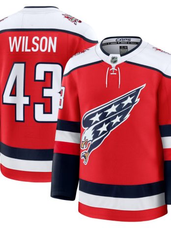 Tom Wilson Washington Capitals Alternate Premium Player Jersey – Red