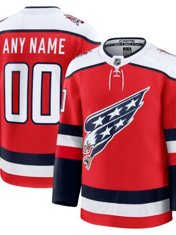Washington Capitals Alternate Premium Custom Jersey – Red