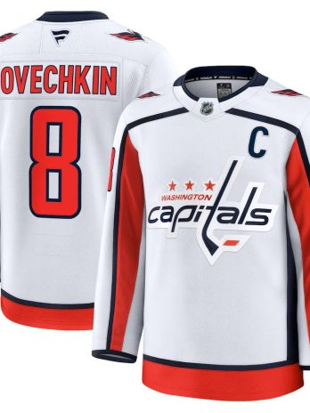 Alexander Ovechkin Washington Capitals Away Premium Jersey – White