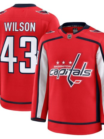 Tom Wilson Washington Capitals Home Premium Player Jersey – Red