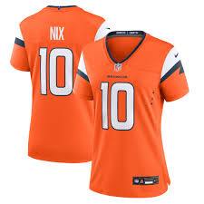 Bo Nix Denver Broncos Nike Women’s Vapor F.U.S.E. Limited Jersey – Orange