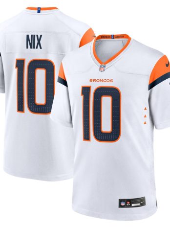 Bo Nix Denver Broncos Nike Vapor F.U.S.E. Limited Jersey – White