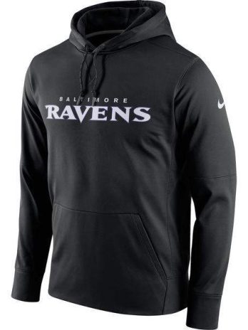 Baltimore Ravens Club Nike Therma NFL Pullover Hoodie